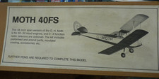DB SPORT AND SCALE MOTH 40FS BALSA WOOD ORIGINAL KIT- NITRO MODEL AIRCRAFT KIT