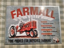 FARMALL TRACTOR SIGN