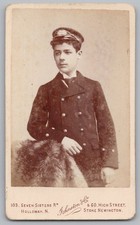 CDV Young Man in Naval Uniform