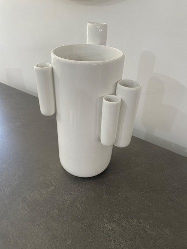 Calligaris tubini ceramic vase - calligaris,