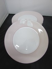 Set Of 4 Hutschenreuther Fleuron Chloe Rosa Dinner Plates - Elegant