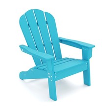 COSTWAY Kid’s Adirondack Chair All-Weather HDPE Toddler Lawn Chair-Turquoise