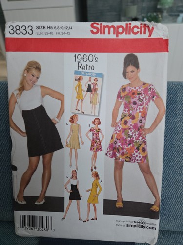 Simplicity 3833 misses 1960s - simplicity,