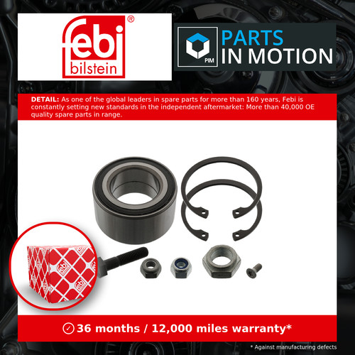Wheel bearing kit - wheel, audi