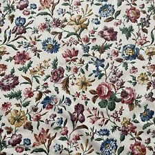 Lovely unused vintage 50's Sanderson floral cotton fabric - by the metre