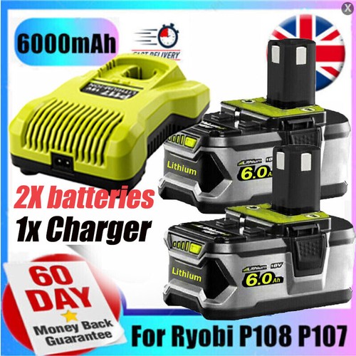 0ah batteries for ryobi - 2x,