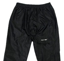 CYCLING WATERPROOF OVER TROUSERS LEGGINGS ADULTS BLACK - CYCLE BIKE BICYCLE