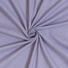 Gingham Polycotton Fabric 1/8"