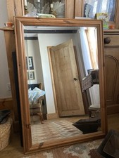 Pine Framed Large Bevelled