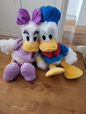 Donald & Daisy Duck Soft Toy Disney Store Plush - 33cm / 13"