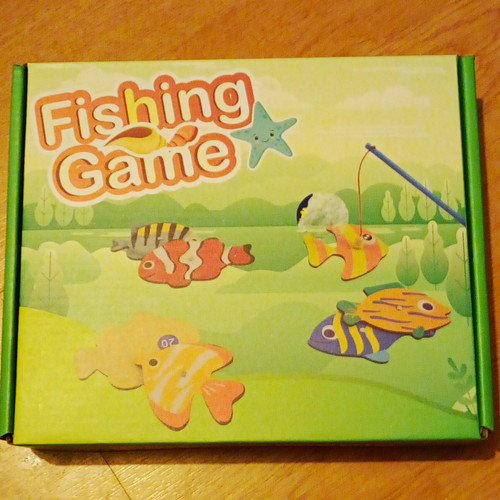 Magnetic wooden fishing - magnetic,