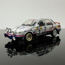 MCG 1:18 Diecast Ford Sierra Cosworth 4x4, No.7, Mobil 1, Rallye WM, Monte Carlo