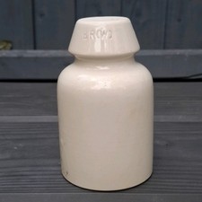 VINTAGE  INSULATOR  CERAMIC BRCW Railway  or Telephone 