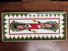 Baci Milano Rectangular Plate Tray Christmas Carol RRP £52 Home Decor 29x13cm