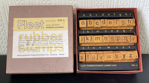 Fleet vintage lower case - vintage,