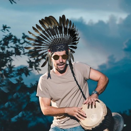 Chief indian hat headband - chief,