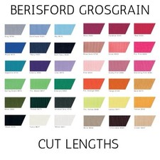 Grosgrain Ribbon by Berisfords. Cut lengths of 6mm, 10mm, 16mm, 25mm, 40mm.