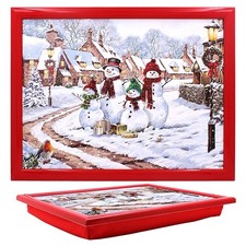 Christmas Snowman Family Lap