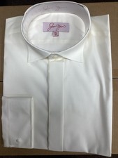 IVORY WING COLLAR SHIRT SIZE