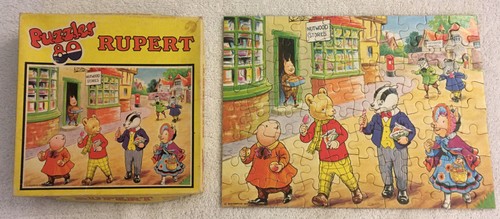 Vintage puzzler piece - puzzler:,