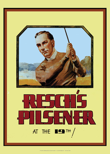 Resch pilsener art print - resch's,