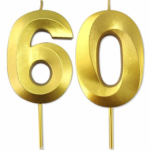 Birthday candle gold number - candle,