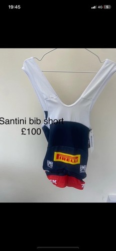 Santini eclipse cycling bib