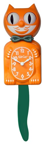 Kit cat klock - kit-cat, orange