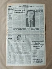 Newspapers SEPT 1987 back issues  Birthday Gift Tabloid & Broadsheets YOU CHOOSE