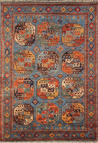 Blue ersari afghan - 8,