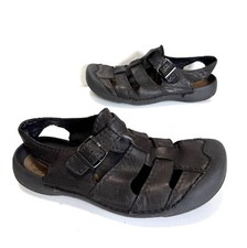 Mens CLARKS Dark Brown Leather