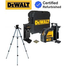 Dewalt DW088K Self Levelling Cross Line Laser Level Bracket Case + Bag + Tripod