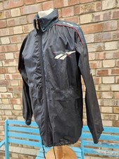 Reebok Vintage Integrity Jacket Rare Festival Waterproof Windbreaker UK Large 