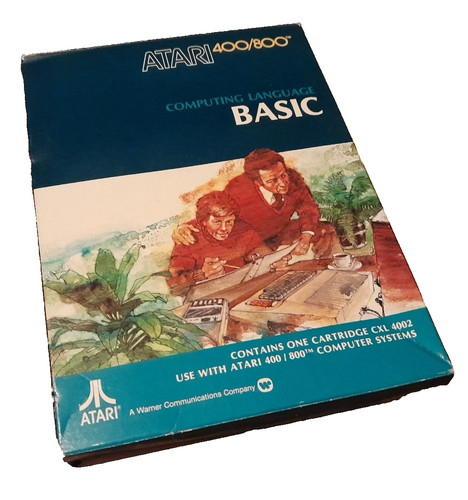 Atari basic cartridge cxl4002 - atari,