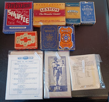 Job Lot Vintage Card Games