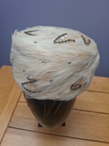 Vintage 1950s pillbox hat - vintage,