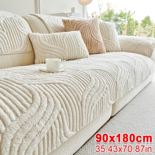Thick plush sofa cover - sofa, 1-4
