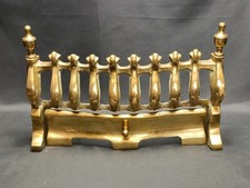 Vintage Brass Fire Grate & Front Plate Fire Surround Fire Fret