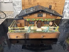 Vtg Large 13" Wooden Swiss