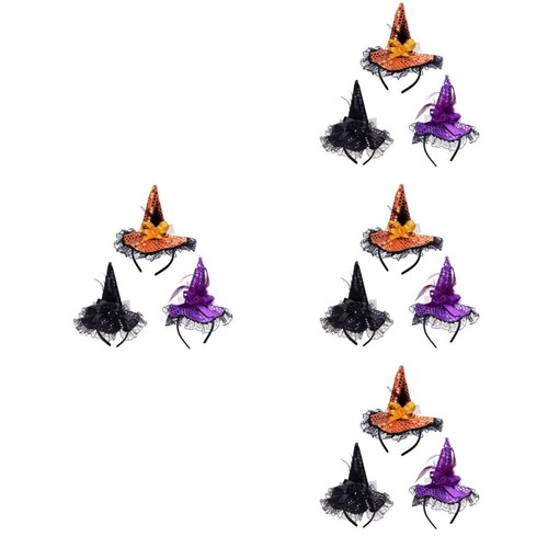 Halloween witch hat headband - halloween,