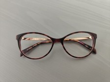 Kylie Minogue Golden Full Rim F350 Eye Glasses Frames Eyewear & Case & Cloth