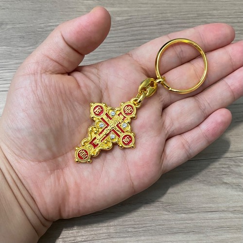 Orthodox cross keychain - keychain, icxc