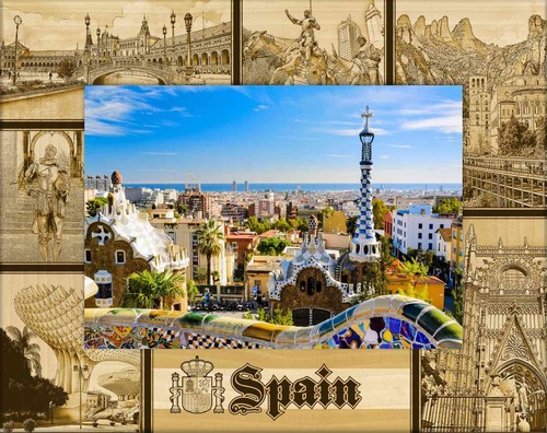 Spain laser engraved wood - laser,