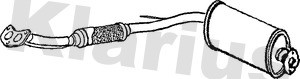 Klarius ty274j front muffler - front,