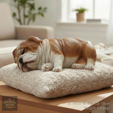 Cute Sleeping British Bulldog