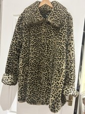 Vintage Faux Fur Coat Animal