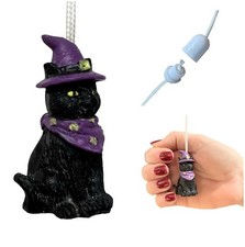 Witches black cat light pull - light,