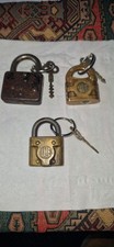 3 X Vintage Yale Padlock