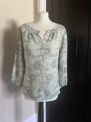 White stuff buttoned top size - top,