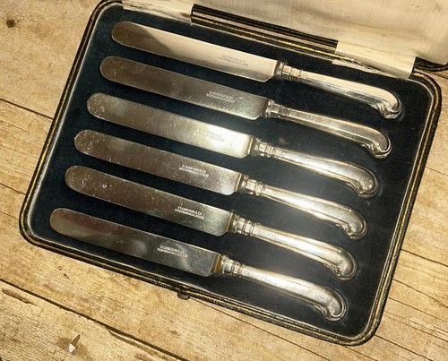 George cased silver handled - george,